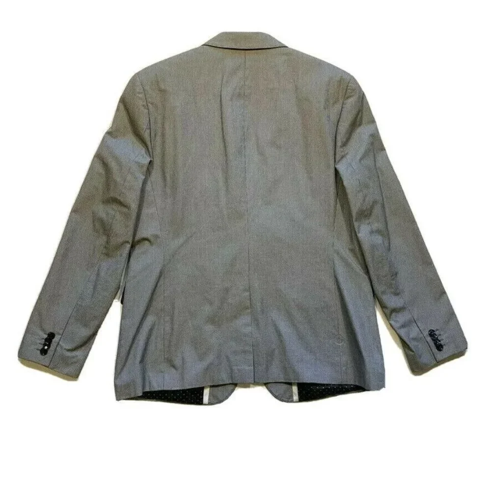 Express Photographer Nailhead Fitted Blazer Sport Jacket Coat‎ 2 Button 44R NWOT